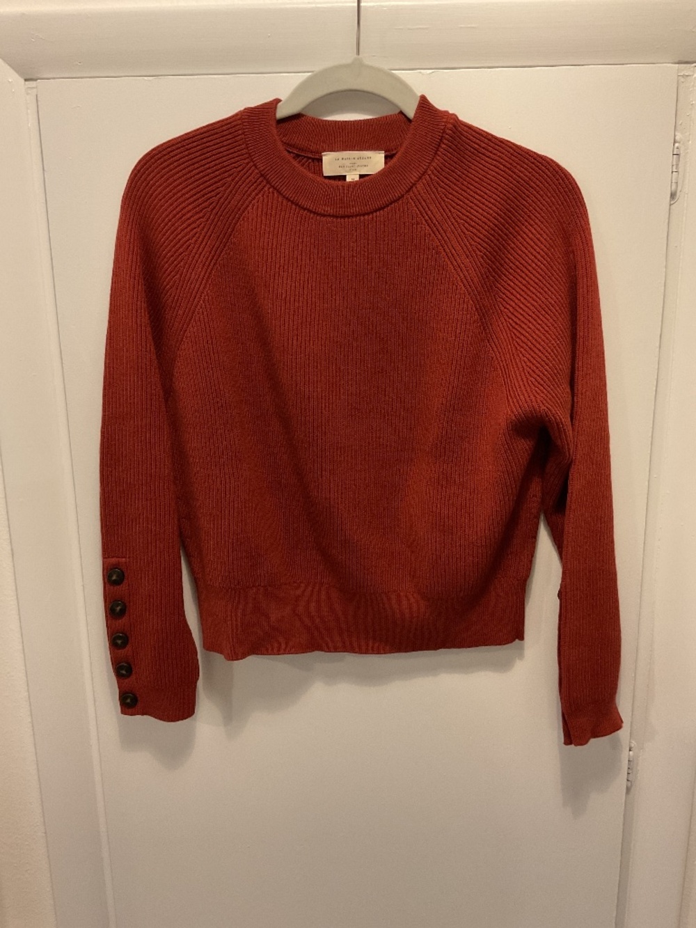 Sezane Sami Sweater, Rosewood color, Size Medium